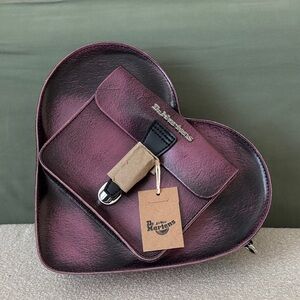 Dr. Martens Heart Bag in Purple and Black